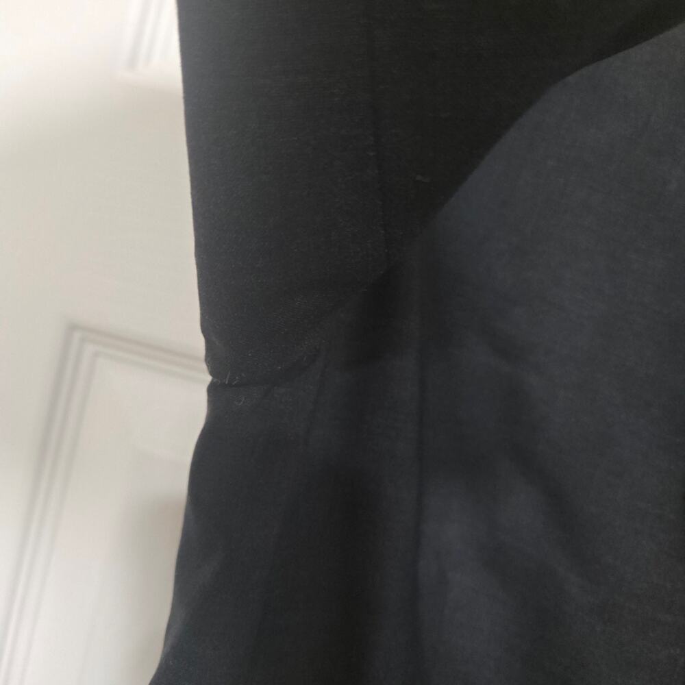 Tailored Wool Blazer Charcoal Gray Size 2 - image 6